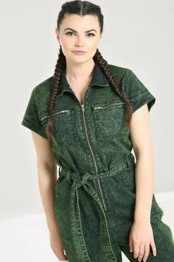Women Hell Bunny Blouses<Finn Boilersuit