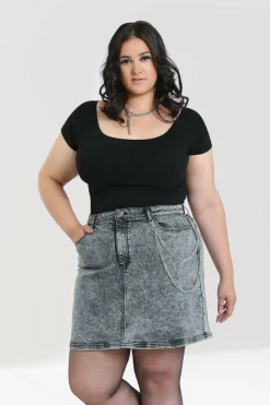 Women Hell Bunny Blouses<Finn Mini Skirt