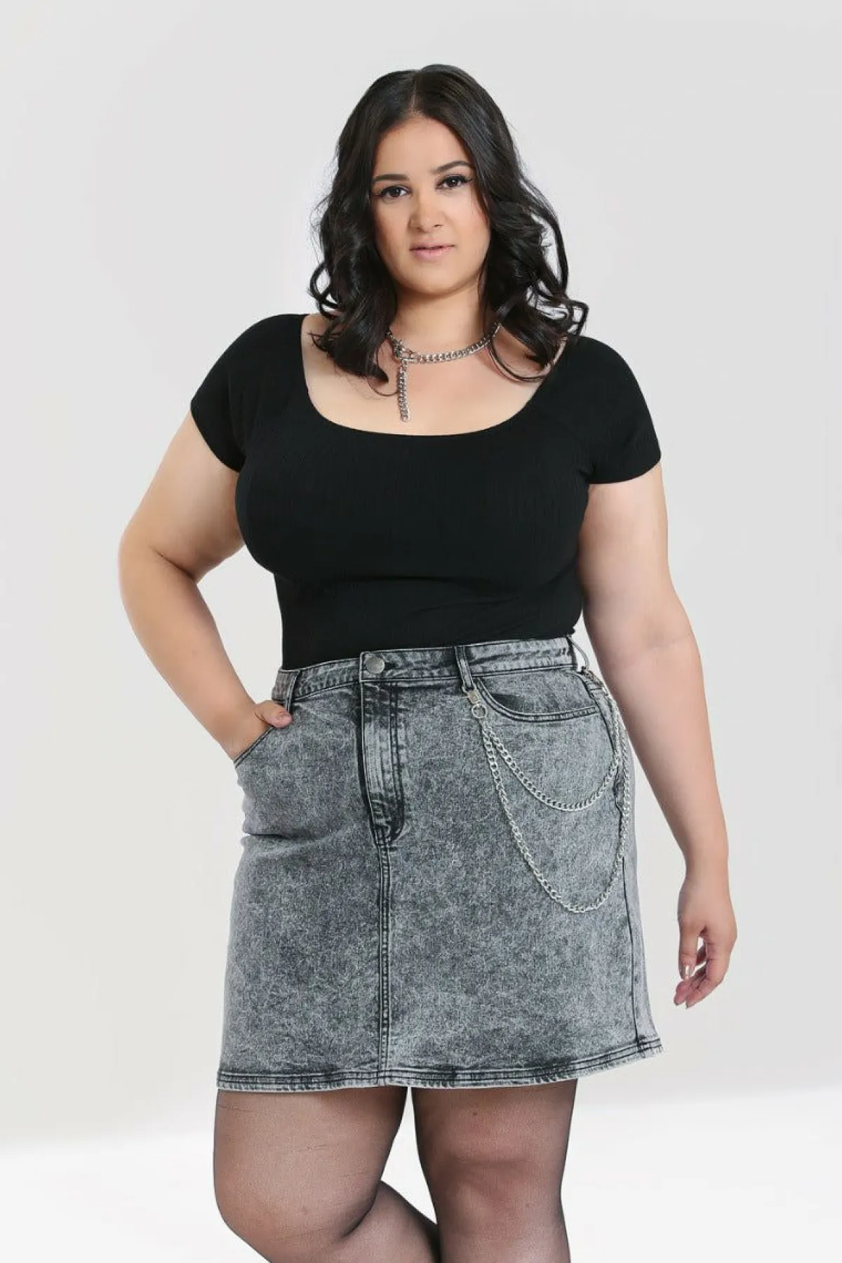 Women Hell Bunny Blouses<Finn Mini Skirt