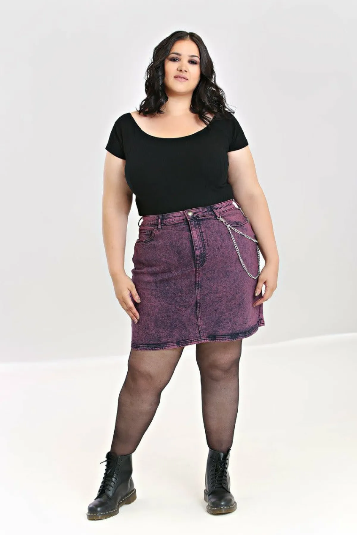 Women Hell Bunny Blouses<Finn Mini Skirt