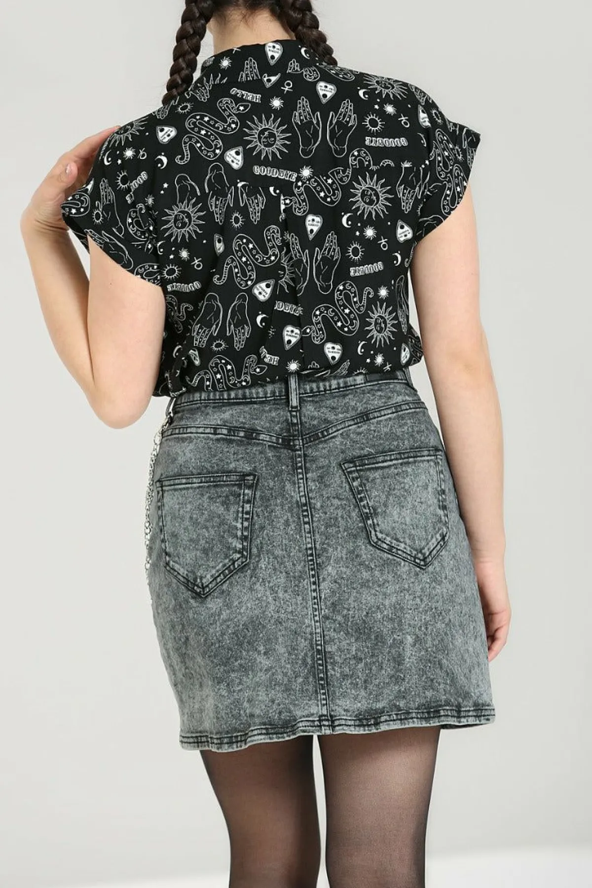 Women Hell Bunny Blouses<Finn Mini Skirt