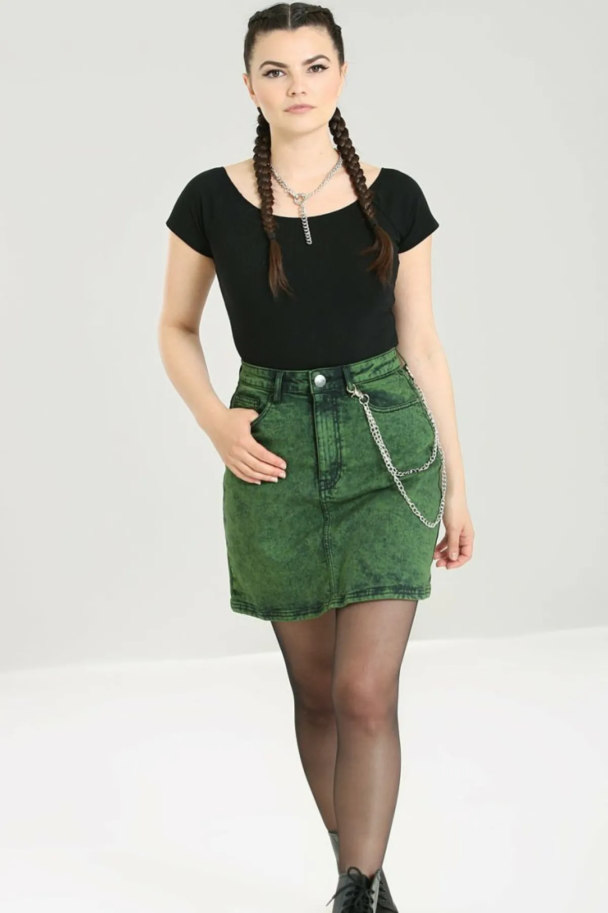 Women Hell Bunny Blouses<Finn Mini Skirt