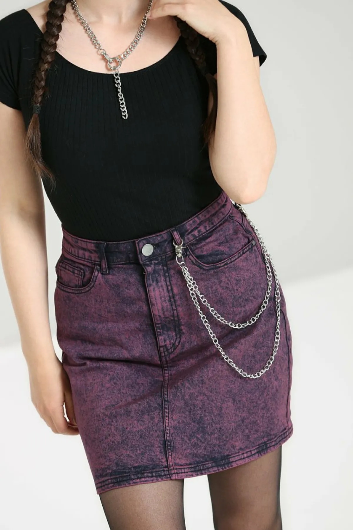 Women Hell Bunny Blouses<Finn Mini Skirt