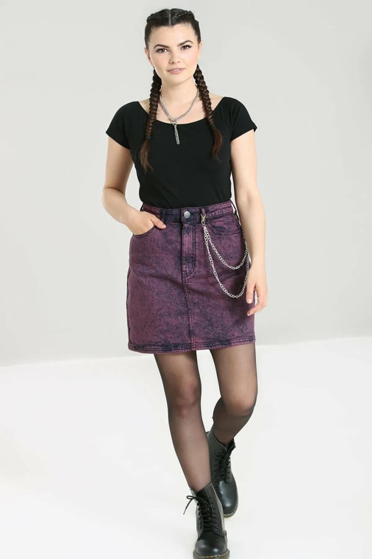 Women Hell Bunny Blouses<Finn Mini Skirt
