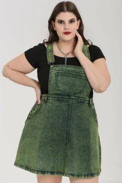 Women Hell Bunny Blouses<Finn Pinafore Dress