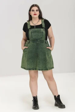 Women Hell Bunny Blouses<Finn Pinafore Dress