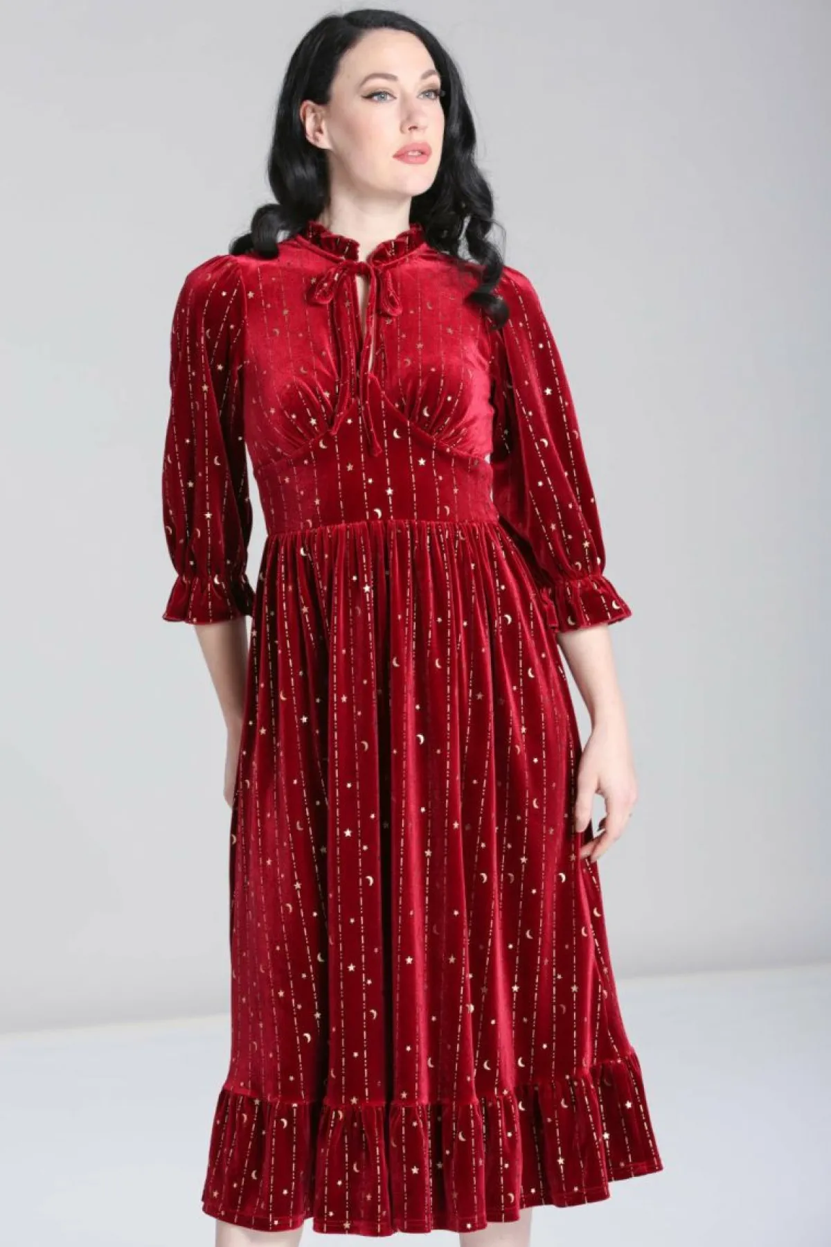Women Hell Bunny Midi Dresses<Galactica Dress