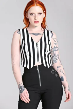 Women Hell Bunny Jackets<Gaspar Waistcoat