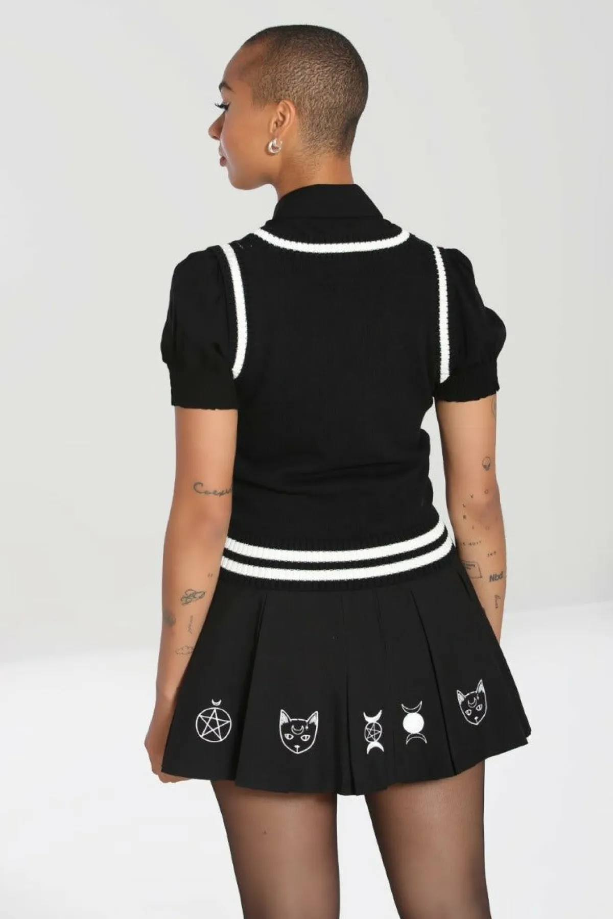 Women Hell Bunny Knitted Tops<Ghost Vest Top