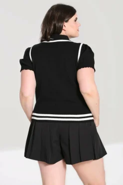 Women Hell Bunny Knitted Tops<Ghost Vest Top