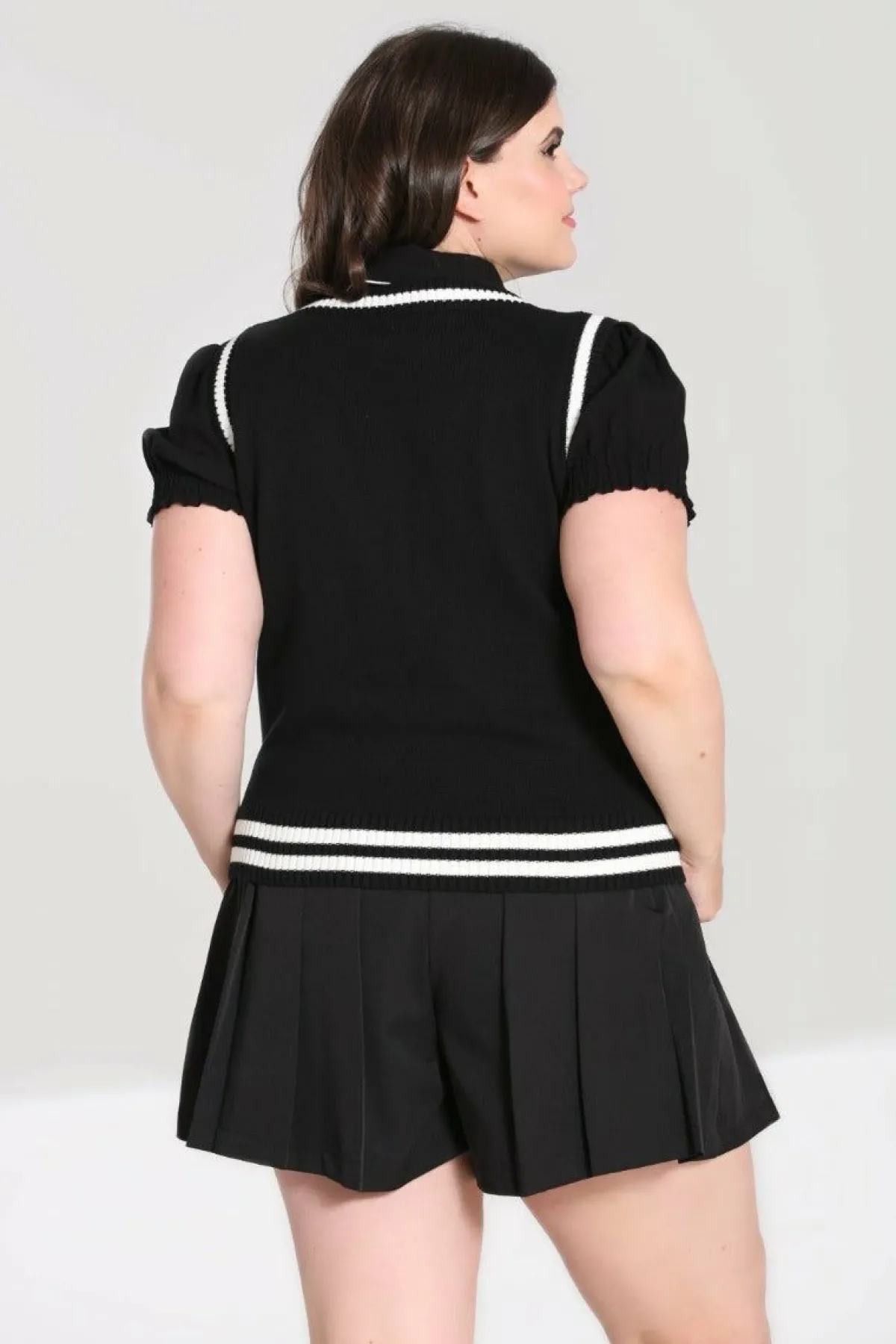 Women Hell Bunny Knitted Tops<Ghost Vest Top