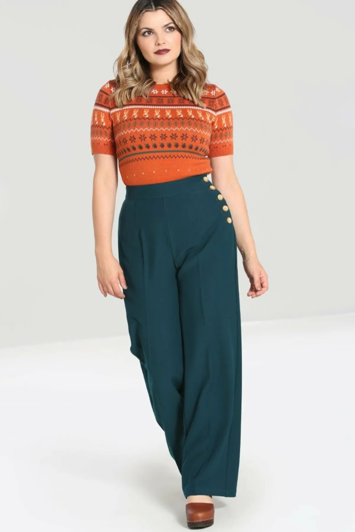 Women Hell Bunny Trousers<Ginger Swing Trousers