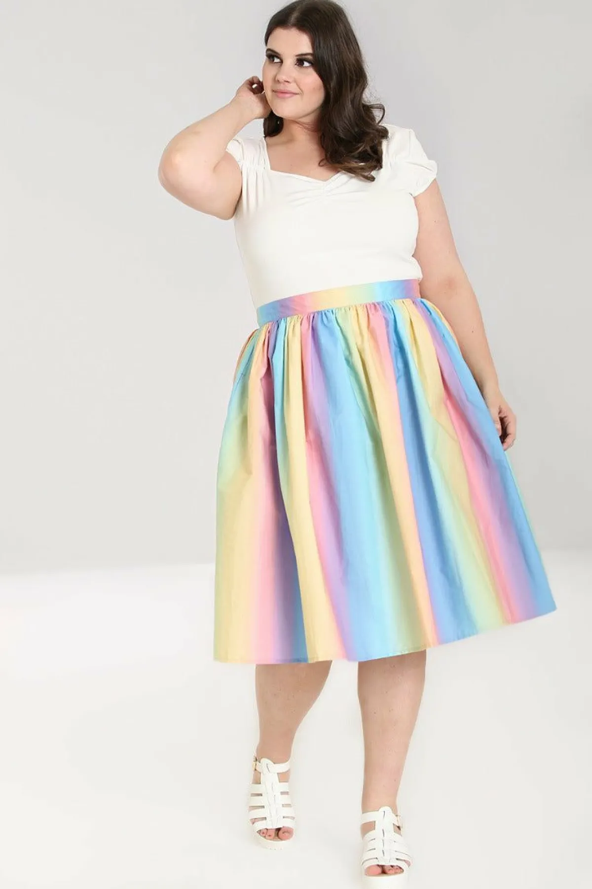 Women Hell Bunny Midi Skirts<Halo 50'S Skirt