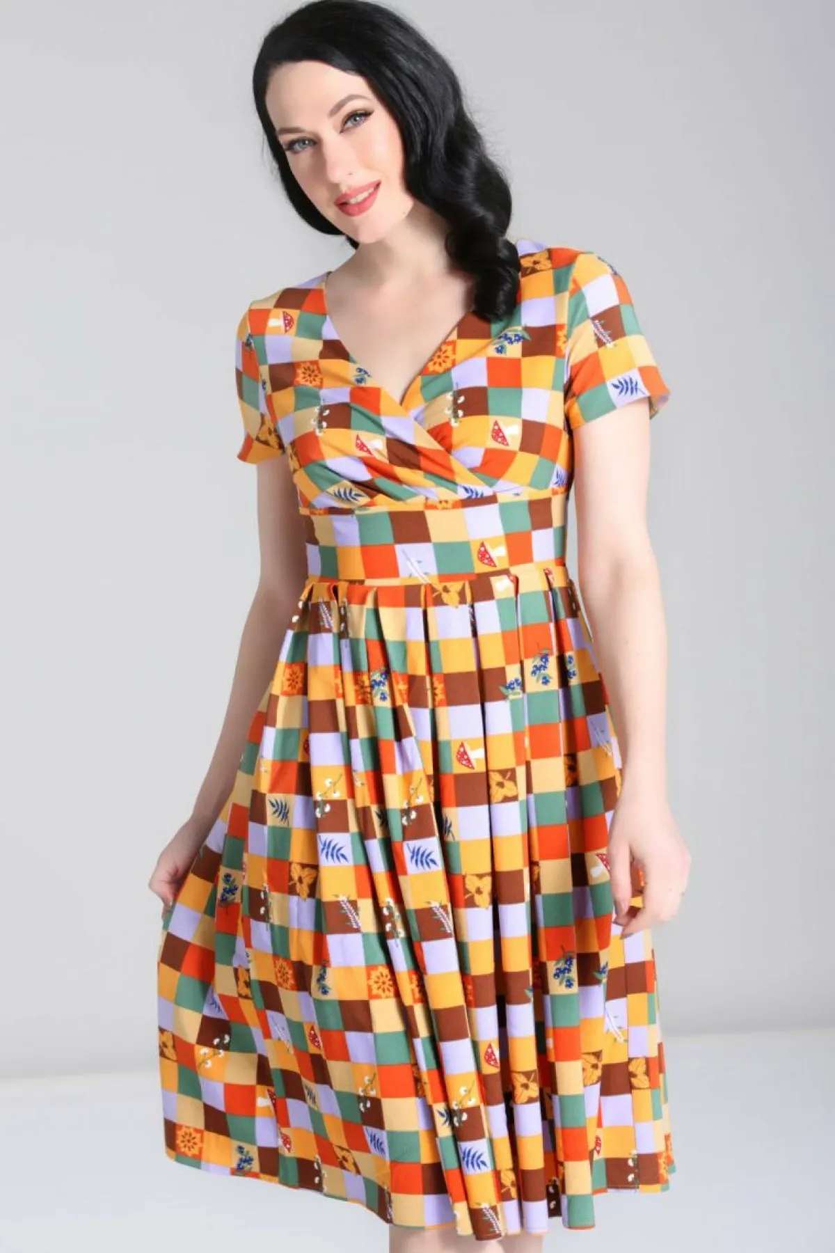 Women Hell Bunny Midi Dresses<Hawthorn Dress