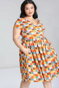 Women Hell Bunny Midi Dresses<Hawthorn Dress