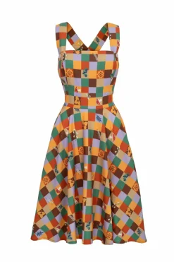 Women Hell Bunny Midi Dresses<Hawthorn Pinafore Dress