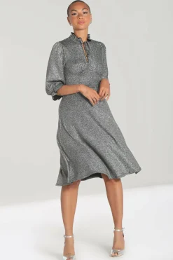 Women Hell Bunny Knee Dresses<Haze Mid Dress