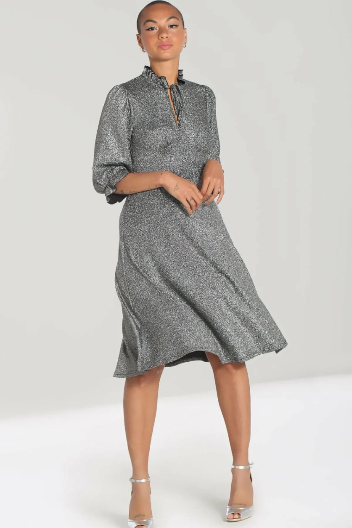 Women Hell Bunny Knee Dresses<Haze Mid Dress