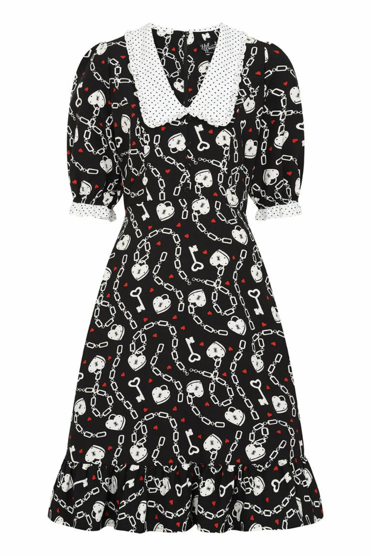 Women Hell Bunny Knee Dresses<Heart Lock Mid Dress