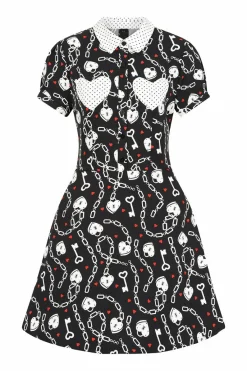 Women Hell Bunny Mini Dresses<Heart Lock Mini Dress