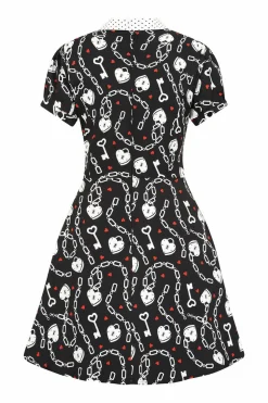Women Hell Bunny Mini Dresses<Heart Lock Mini Dress