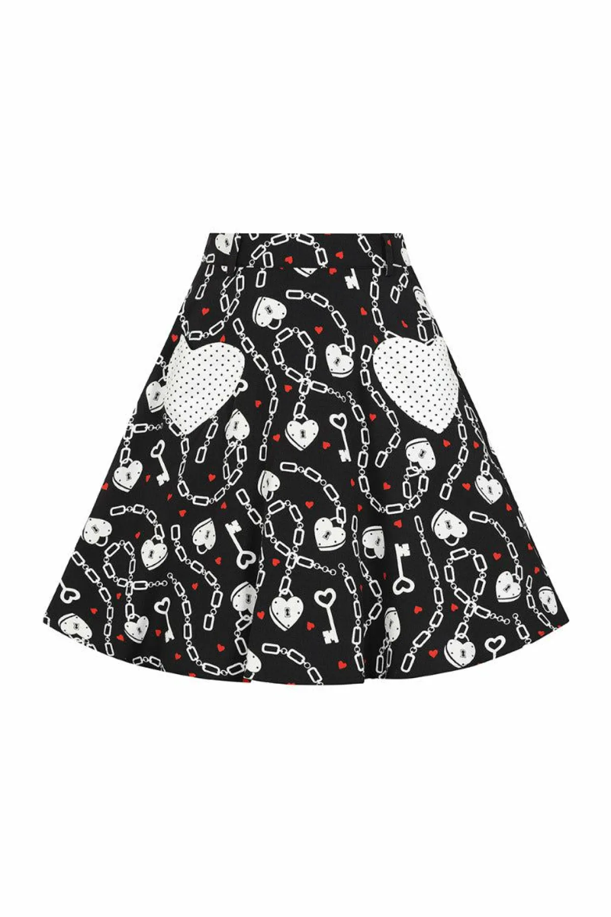 Women Hell Bunny Mini Skirts<Heart Lock Mini Skirt