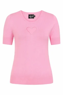 Women Hell Bunny Knitted Tops<Heart Top
