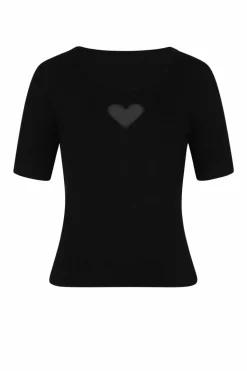Women Hell Bunny Knitted Tops<Heart Top