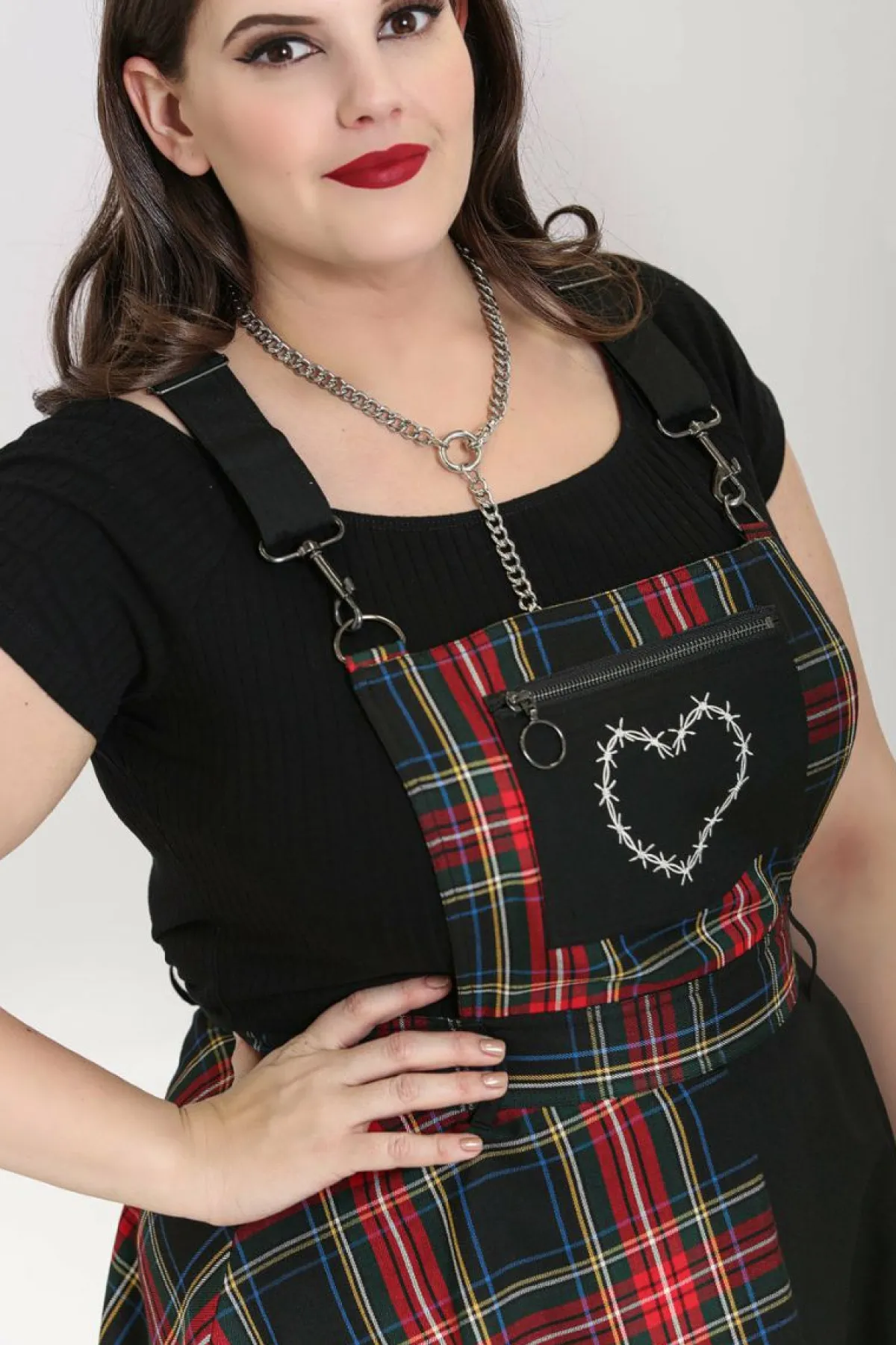 Women Hell Bunny Mini Dresses<Heather Pinafore Dress