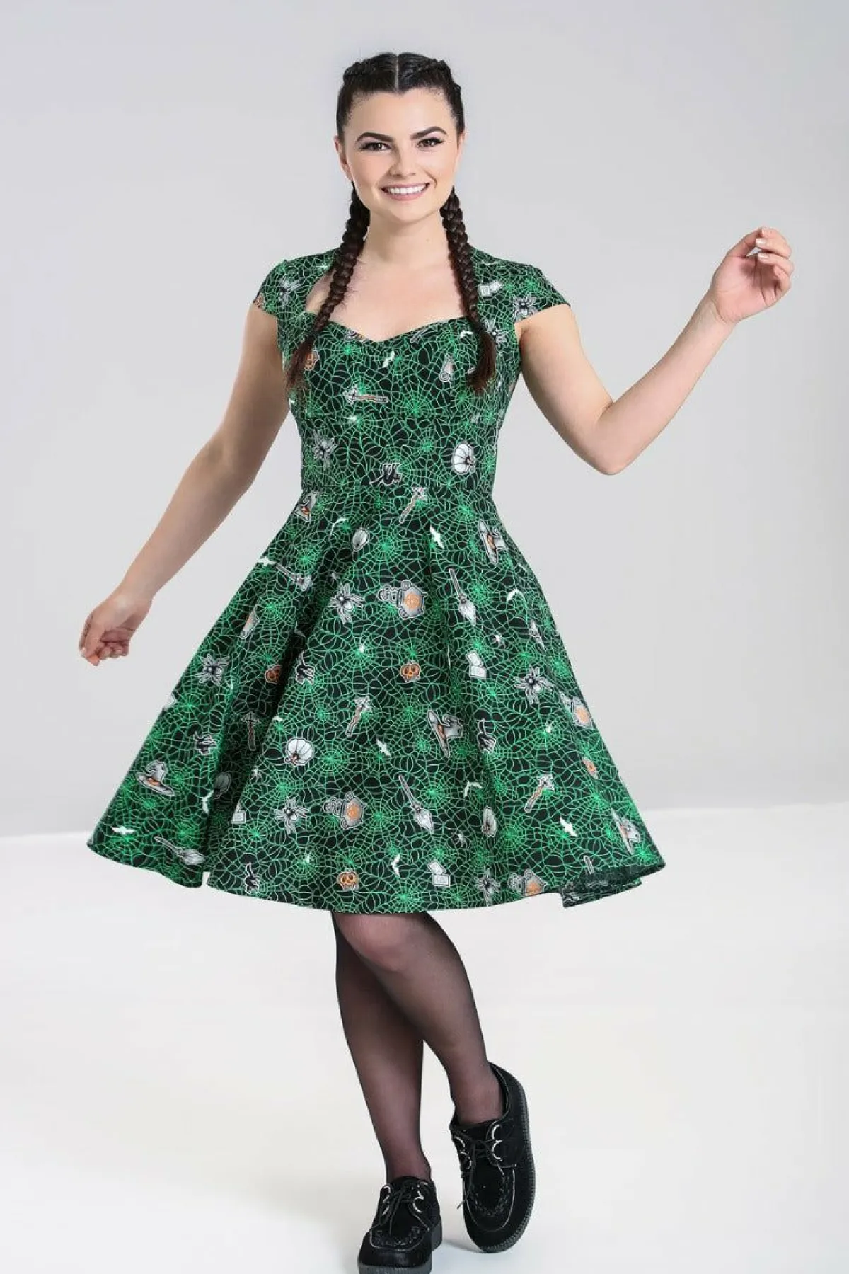 Women Hell Bunny Knee Dresses<Hex Mid Dress
