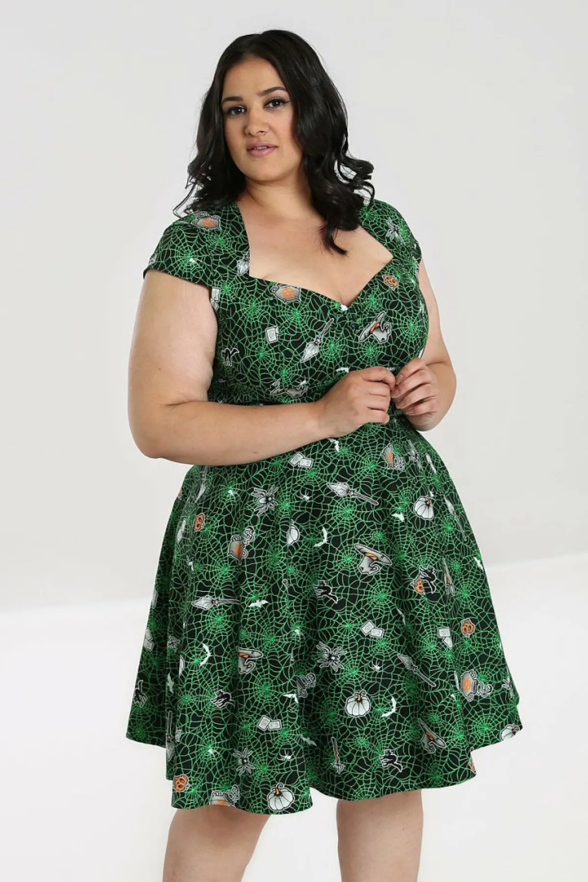 Women Hell Bunny Knee Dresses<Hex Mid Dress