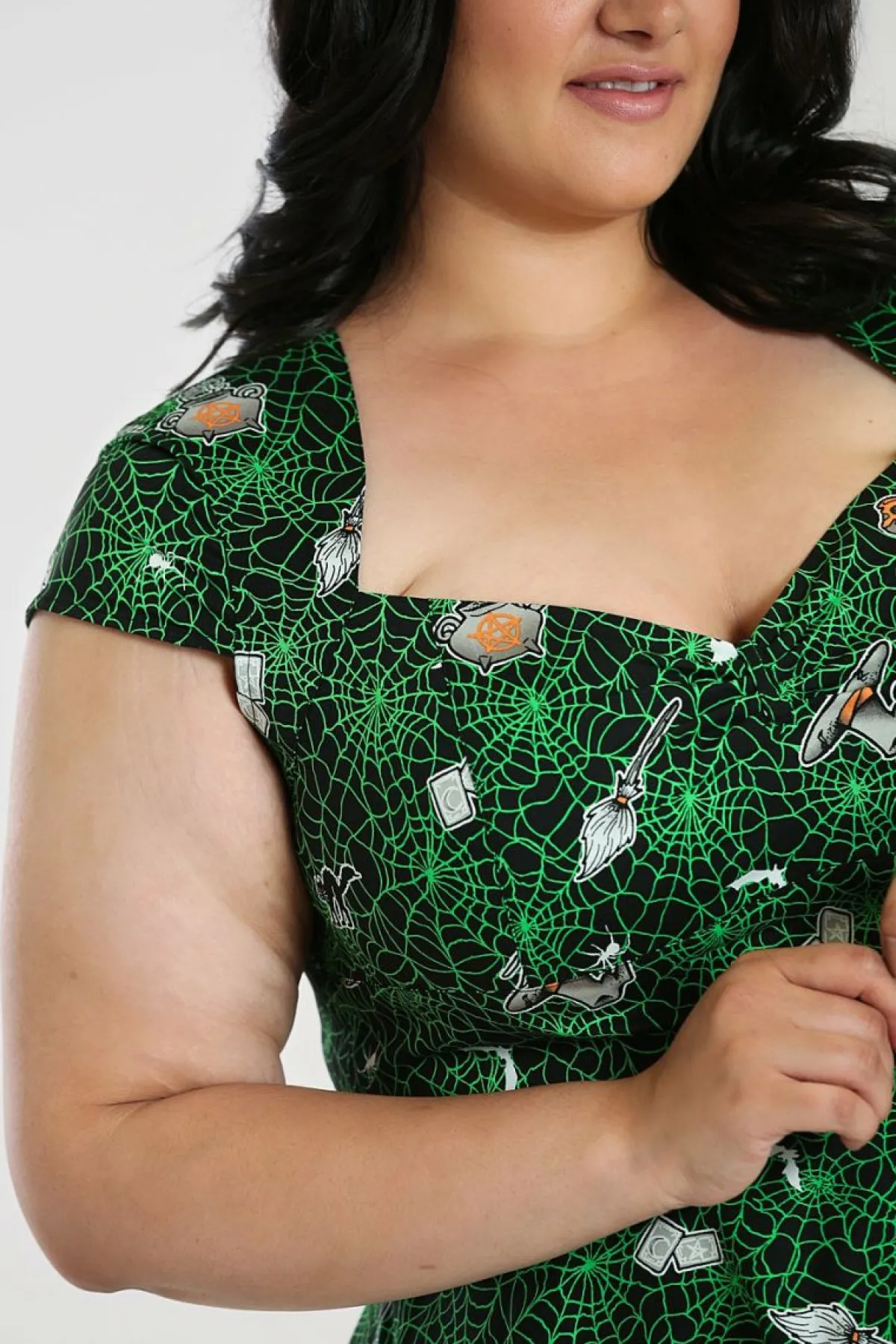 Women Hell Bunny Knee Dresses<Hex Mid Dress