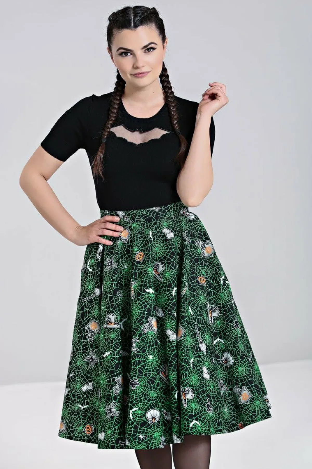 Women Hell Bunny Midi Skirts<Hex 50'S Skirt