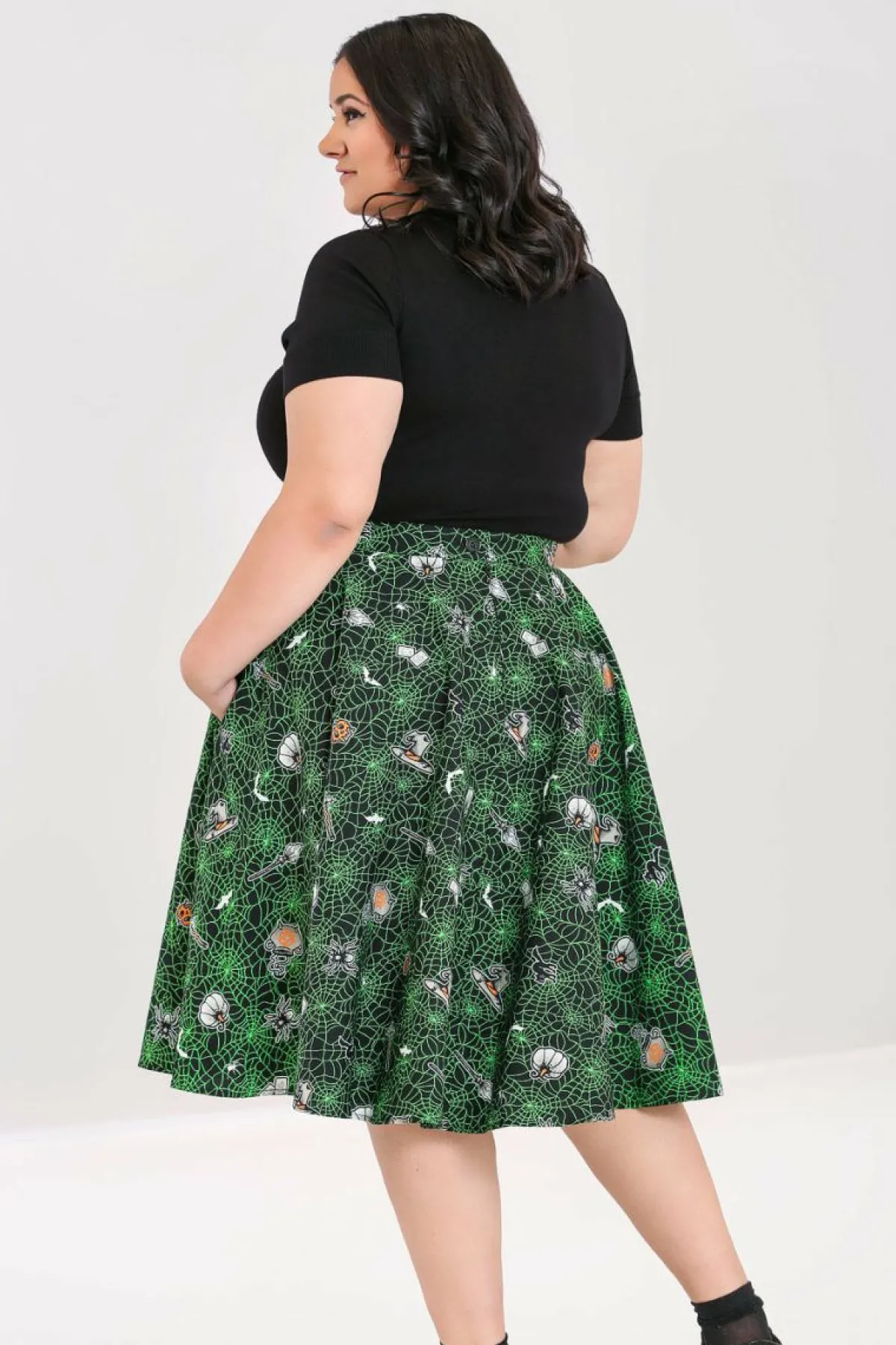 Women Hell Bunny Midi Skirts<Hex 50'S Skirt