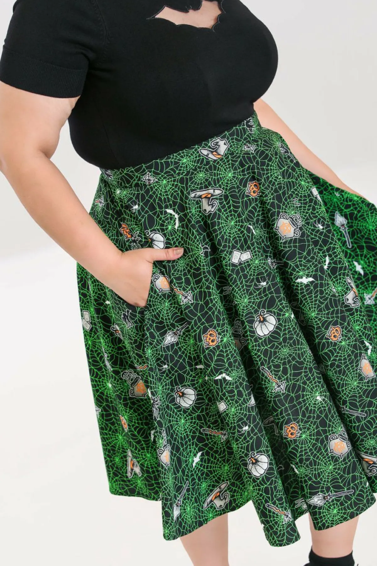 Women Hell Bunny Midi Skirts<Hex 50'S Skirt