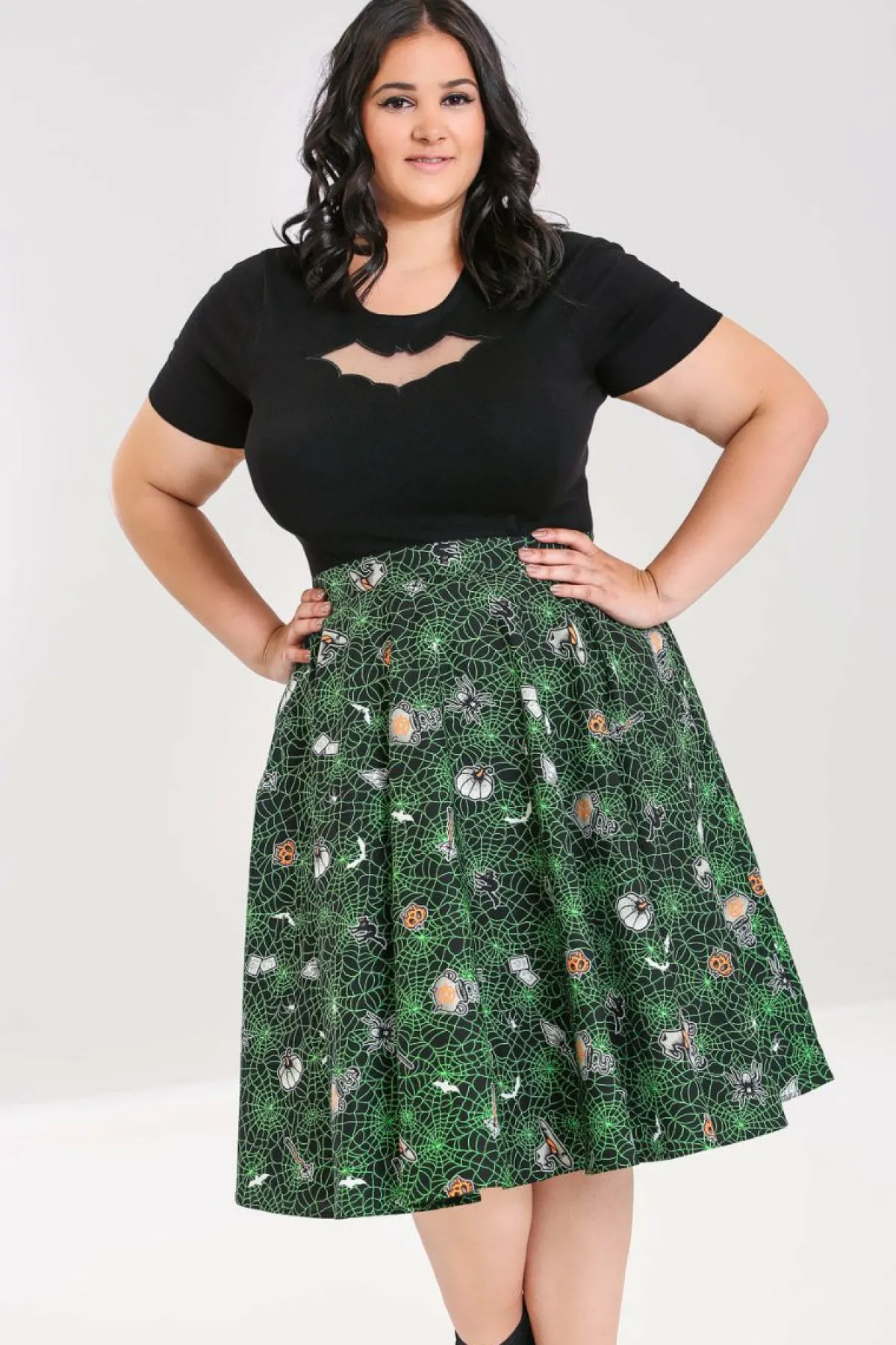 Women Hell Bunny Midi Skirts<Hex 50'S Skirt