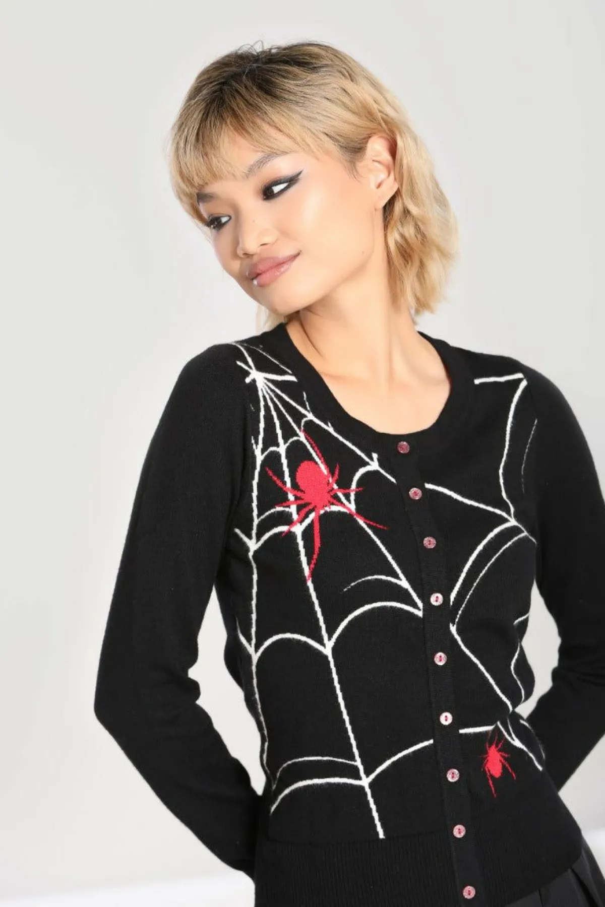 Women Hell Bunny Cardigans<In A Web Cardigan