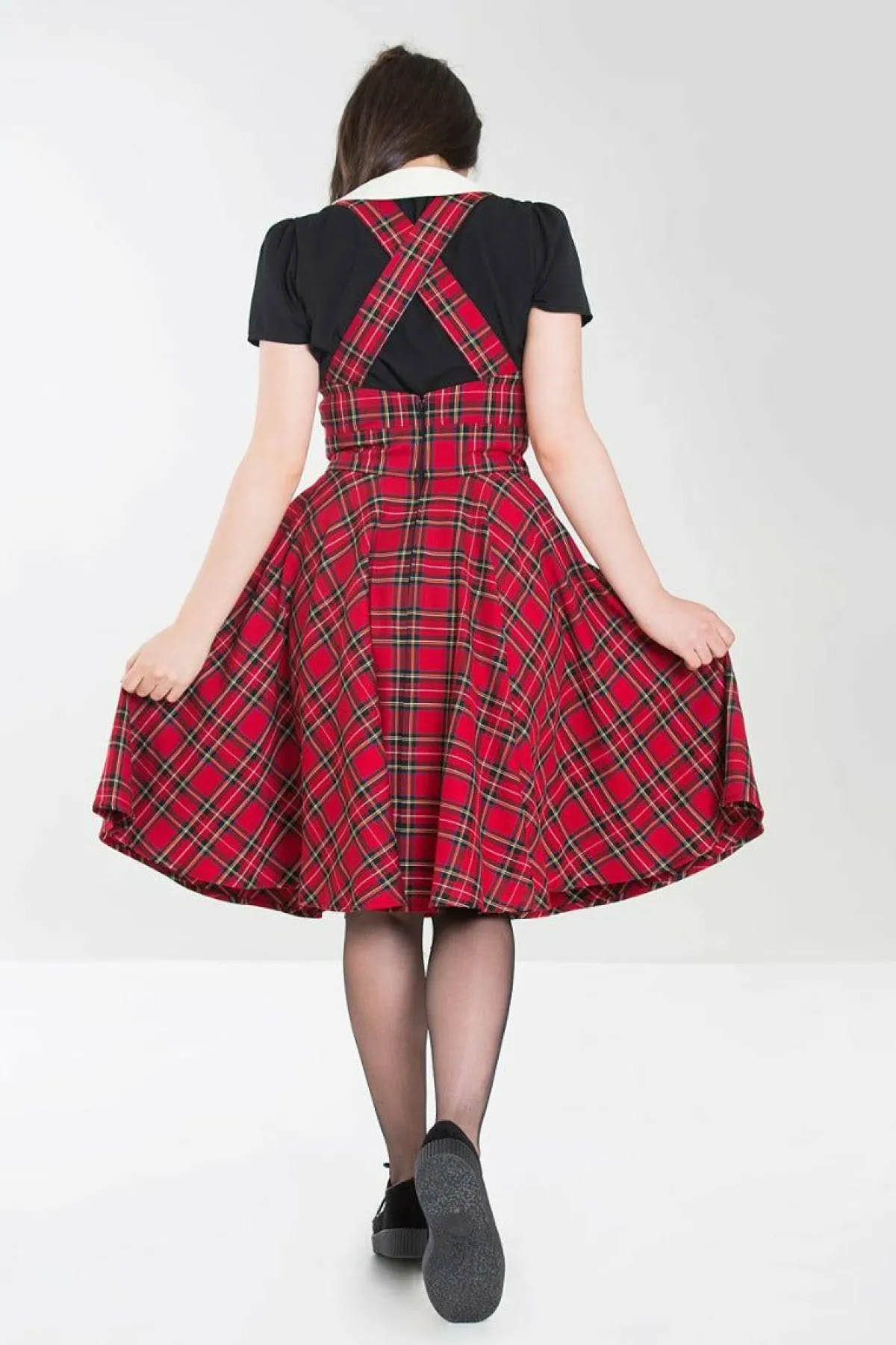Women Hell Bunny Midi Dresses<Irvine Pinafore Dress