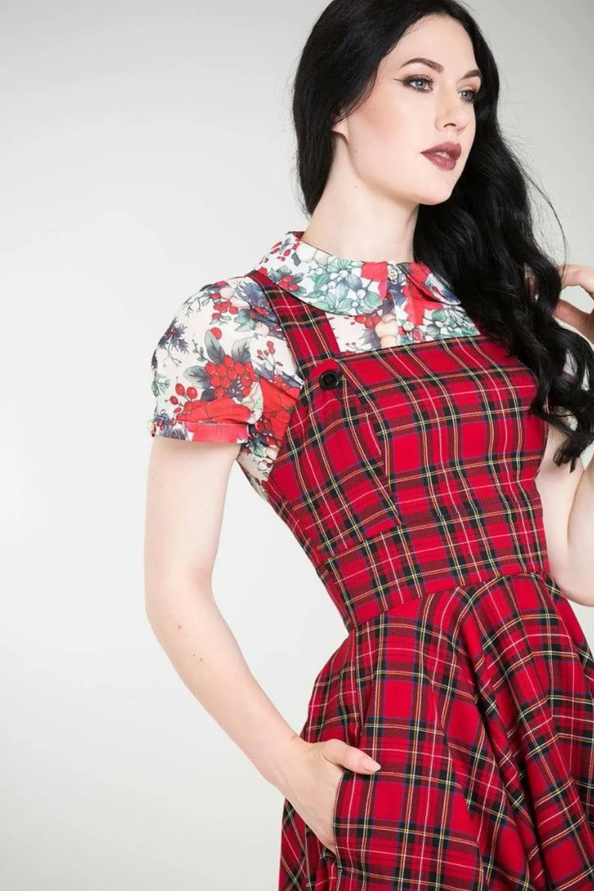 Women Hell Bunny Midi Dresses<Irvine Pinafore Dress