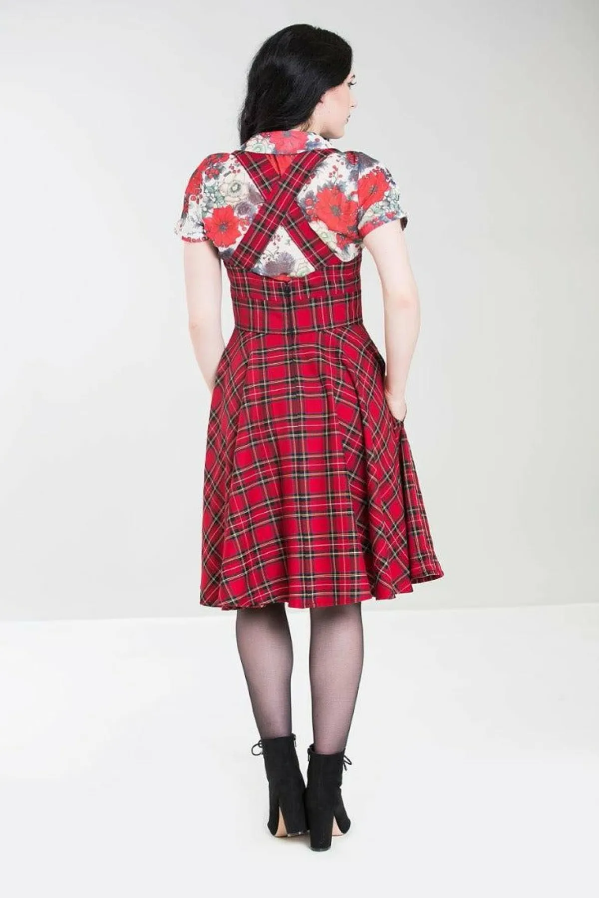 Women Hell Bunny Midi Dresses<Irvine Pinafore Dress