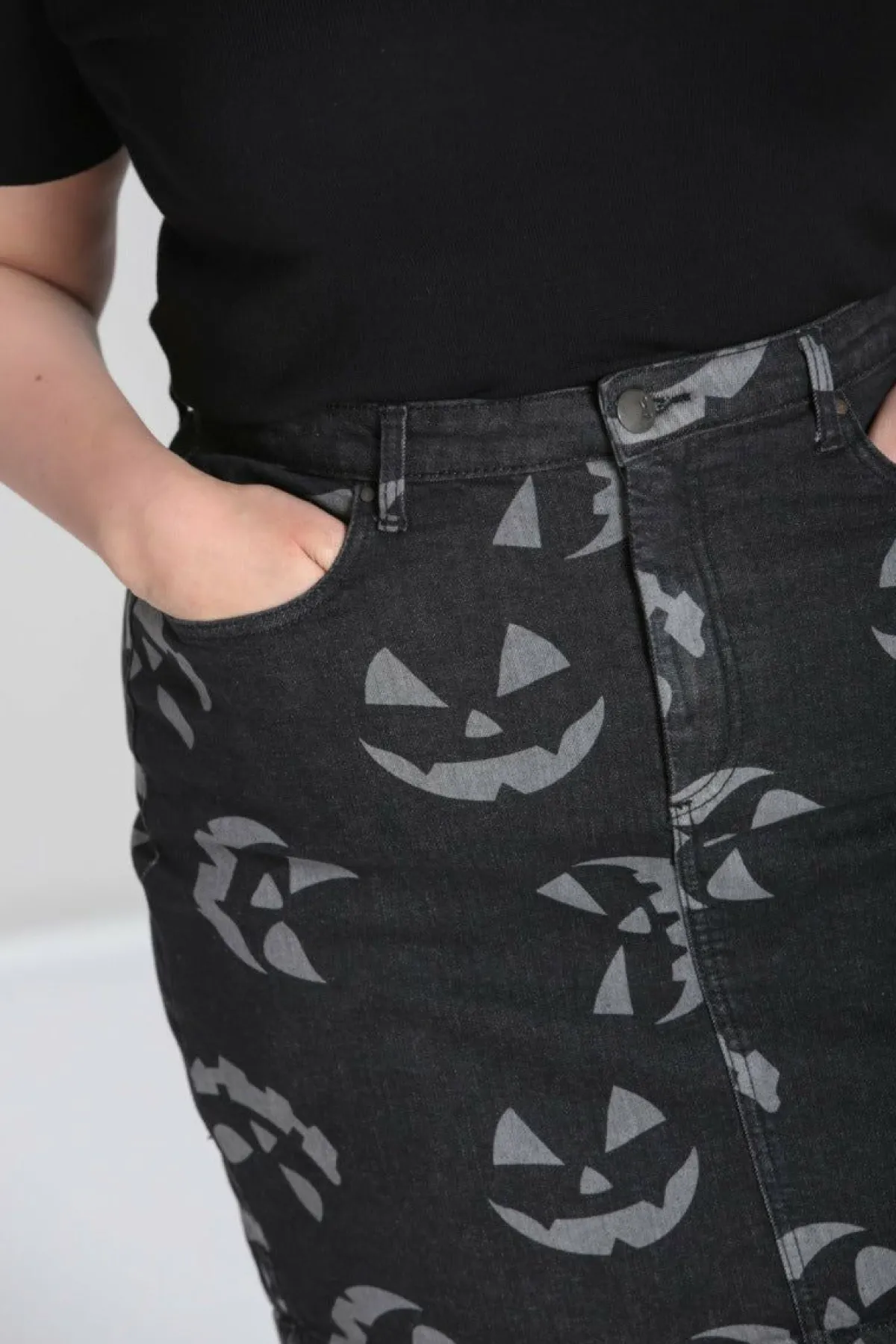 Women Hell Bunny Skirts<Jack-O-Lantern Skirt