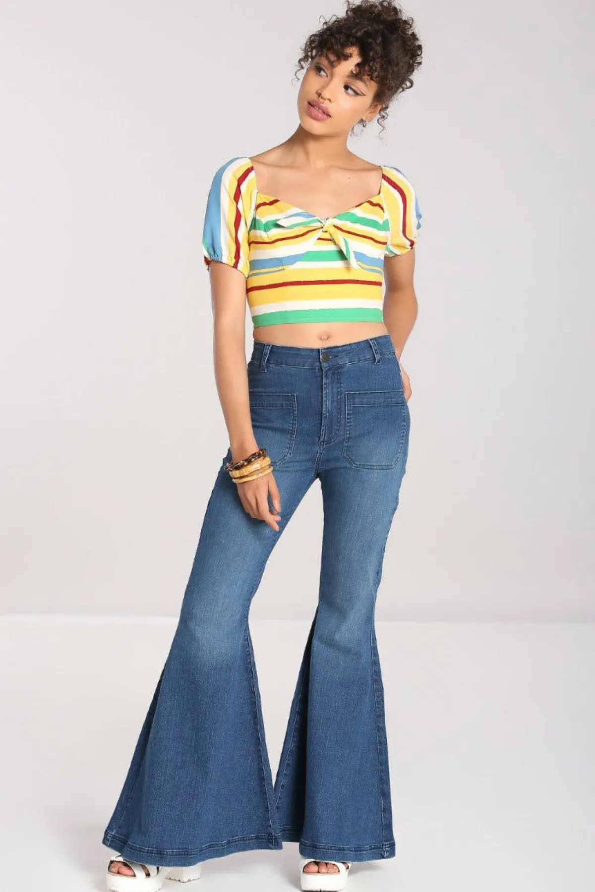 Women Hell Bunny Blouses<Janis Jeans