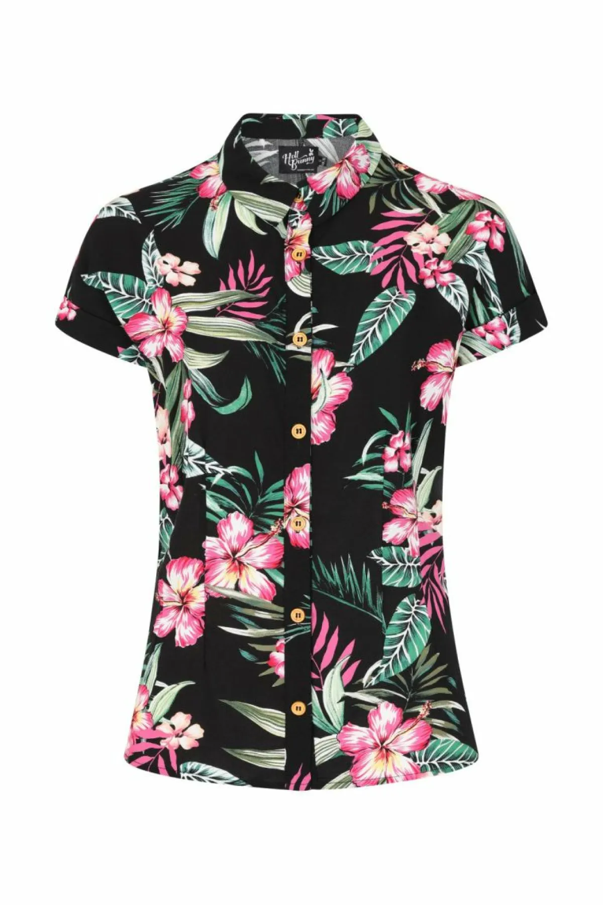 Women Hell Bunny Shirts<Kalani Shirt