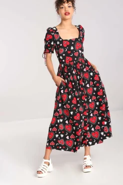 Women Hell Bunny Maxi Dresses<Kate Heart Dress