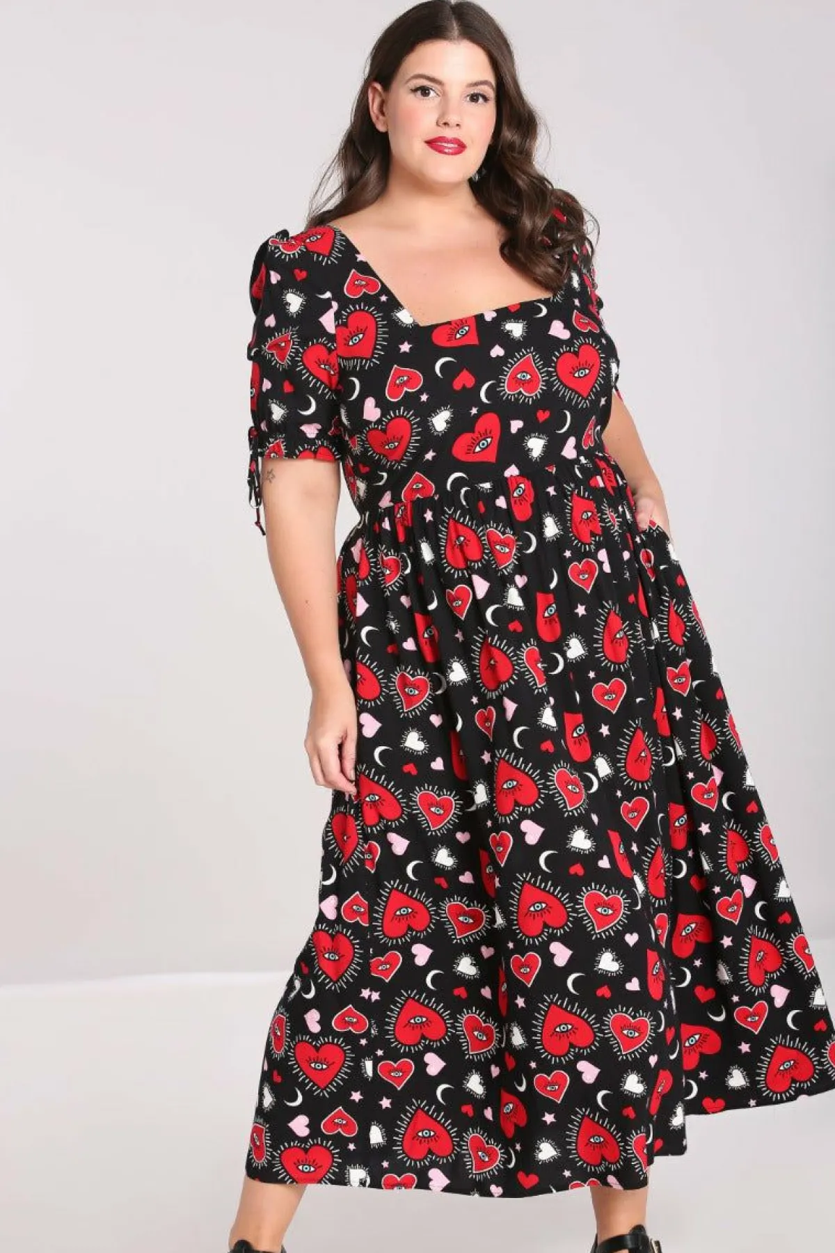 Women Hell Bunny Maxi Dresses<Kate Heart Dress