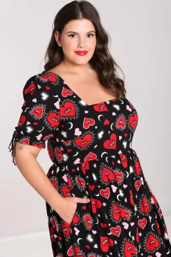 Women Hell Bunny Maxi Dresses<Kate Heart Dress