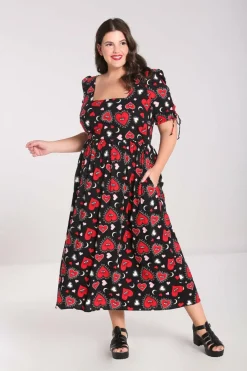 Women Hell Bunny Maxi Dresses<Kate Heart Dress