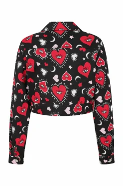 Women Hell Bunny Jackets<Kate Heart Jacket