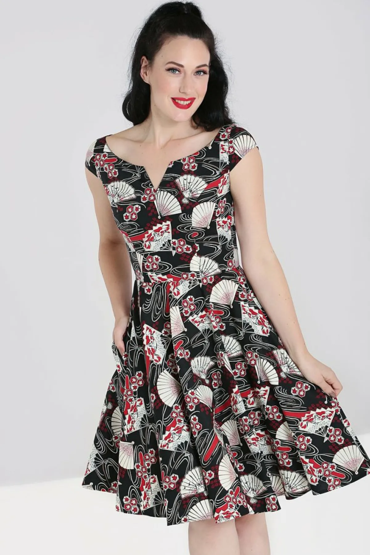 Women Hell Bunny Knee Dresses<Lanah Mid Dress