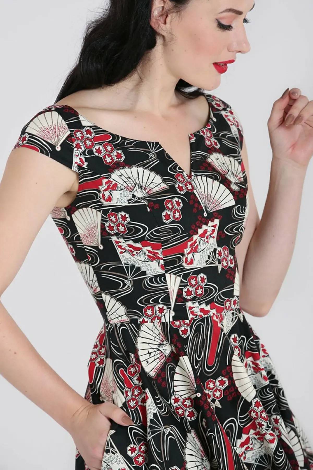 Women Hell Bunny Knee Dresses<Lanah Mid Dress